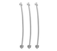 Jectse Boucle de Porte en Acier Inoxydable 3 Pièces, Protecteur de Ligne de Câble de Contrôle d'accès à Montage exposé, Conduit de Fil de Porte, Idéal pour Le Protecteur de Câble de pour Les
