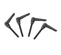 Jectse Boutons de Machine en Métal, Poignée de Fixation Réglable, Filetage Mâle M5 16mm pour Outil de Serrage, 4 Pièces (Longueur de vis 40MM)