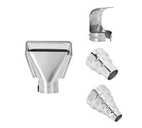 Jectse Buses à Air pour Pistolet Thermique, 4 Accessoires pour Pistolet à Air Chaud, Kit électrique d'outils Industriels, Buses à Film Rétractable, Kit de Buse pour à Chaud pour Travaux Manuels,