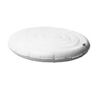 Jectse Couverture Gonflable Ronde de Spa, Couvercle économiseur d'énergie de 4.5 Pieds pour Spas Gonflables Extérieurs, Couverture de Spa Isolée Pliable