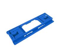 Jectse Gabarit de Pose de Gâche de Porte, ABS, 6,4 à 15,2 Cm, pour Porte | Kit de gabarit de routeur de charnière de porte, réglable pour une épaisseur de porte de 1-3/8 à 2-1/2 pouces, avec broches