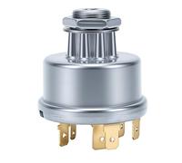 Jectse Interrupteur d'allumage avec Clés, Interrupteur d'allumage de Rechange pour Tracteur 530 531 532 535 540 545 550 555 5500-50, Chargeur Industriel, Pelle Rétrocaveuse 81838692 e