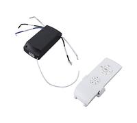 Jectse Kit de Télécommande Universelle pour Ventilateur de Plafond, sans | Télécommande de ventilateur de plafond avec minuterie, Kit de télécommande de lampe universelle pour maisons, matériau ABS