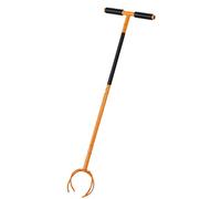 Jectse Motoculteur Manuel, Cultivateur à Griffes de Jardin avec Poignée Rotative Ergonomique, Fer éponge Robuste, Ameublisseur de Sol Manuel pour l'aération du Labourage, élimination des Mauvaises