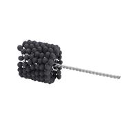 Jectse Outil d'affûtage de Cylindre Flexible de 77 Mm, Déglaçage de Cylindre de Frein de Moteur de Style Boule de 240, Abrasif en Carbure de Silicium pour l'ébavurage des Hachures Croisées, Brosse