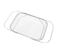 Jectse Passoire de Sur-évier, Acier Inoxydable Extensible (SILVER) | Panier passoire à mailles fines avec poignées, conception rectangulaire pour évier de cuisine, égouttage des légumes et des