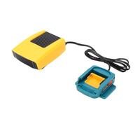 Jectse Petit Radiateur Portable sans Fil pour Batterie 18 V, Chauffage Efficace 200 W, Angle Réglable, Chauffage Intelligent Silencieux pour Camping et Utilisation en Intérieur