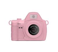 Jectse Petite Caméra Porte-clés, Enregistrement HD 2K, écran de 1,47 Pouces avec Lumière de Remplissage LED et Filtres Créatifs, pour Les Voyages et Un Usage Quotidien, Appareil Photo (Rose)