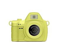Jectse Petite Caméra Porte-clés, Enregistrement HD 2K, écran de 1,47 Pouces avec Lumière de Remplissage LED et Filtres Créatifs, pour Les Voyages et Un Usage Quotidien, Appareil Photo (Yellow)