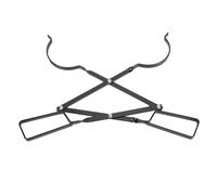 Jectse Pince à Bûches, Pince à Bois de Chauffage Pliable en Forme de Ciseaux en Fer Haute Résistance de 26 Pouces pour Cheminée de Feu de Extérieure