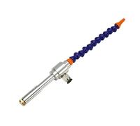 Jectse Pistolet à Air Froid de 130 Mm, Machine à Flux d'Air de Refroidissement à Sec avec Tube Flexible, Base Magnétique, Système de Refroidissement de Poste de Travail Industriel, Pistolet de CNC