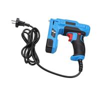 Jectse Pistolet à Clous électrique 2 en 1, Agrafeuse et Cloueuse avec 600 Clous de 14 Mm et 400 Agrafes de 10 Mm, Idéal pour les Projets de Menuiserie à Domicile (Prise UE 220V)