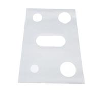 Jectse Protecteur de Couvercle Supérieur de Cuisinière, Protection de Revêtement de Cuisinière à Gaz en PTFE Réutilisable pour à Gaz, Protecteur de Lavable et Résistant à la Chaleur (SILVER)