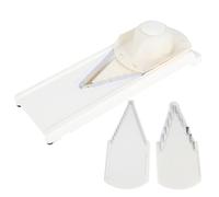 Jectse Râpe Multifonctionnelle en Forme de V, tranchage avec Protège-main, Lame en Acier Inoxydable, Râpe de Cuisine pour Légumes et Fromage, Outil de de Chou pour la Cuisine à Domicile