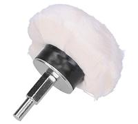 Jectse Roue de Polissage en Tissu de Coton, Roue en Tissu Blanc Champignon avec Poignée, en de Polissage pour le du Bois de Bijoux en Métal, Outils de Meulage pour Atelier de Bricolage à Domicile
