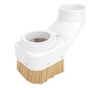 Jectse Sabot Anti-poussière de Broche de 75 Mm, Cache-poussière CNC et Brosses pour Machine de Gravure de Routeur, Sabot Anti- CNC Blanc Idéal pour la Gravure sur Bois