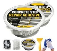 Jeeeun Concrete Step Repair Adhesive, Outdoor Concrete Step Repair Kit (2 Pack - 200g)