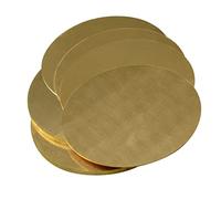 JEEIJ Disque en Laiton H62 Diamètre 50mm - 200mm Épaisseur 0.8mm 1mm 1.5mm 2mm 3mm Joint en Laiton Pur Cuivre Plaque Ronde Pièces en Laiton Coupe (Size : 0.8x50mm - 10pcs)