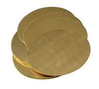 JEEIJ Disque en Laiton H62 Diamètre 50mm - 200mm Épaisseur 0.8mm 1mm 1.5mm 2mm 3mm Joint en Laiton Pur Cuivre Plaque Ronde Pièces en Laiton Coupe (Size : 50mm, Color : 0.8mm-5pcs)