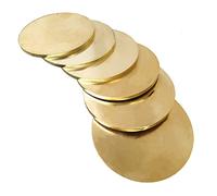 JEEIJ H62 Disque en Laiton Dia 25mm 30mm 35mm 50mm 60mm 80mm 100mm Épaisseur 2mm 3mm Joint en Laiton Cuivre Pur Plaque Ronde Pièces en Laiton Coupe, 1pcs (Size : 3mmx30mm)