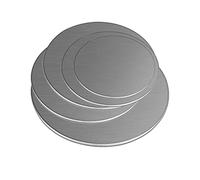 JEEIJ Plaque Ronde en Acier Inoxydable, Diamètre 50 Mm 60 Mm 70 Mm 80 Mm Disque De Feuille Circulaire, Épaisseur 1,1 Mm 1,3 Mm 1,8 Mm 2,7 Mm Disque Rond (Size : 60mmx1.1mm(2pcs))