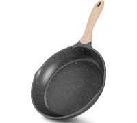 JEETEE Poêle à frire en aluminium 32 cm Antiadhésive Induction Gaz Gris