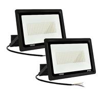 Jefedana 2x150W Projecteur LED,spot led extérieur 15000LM Super Brillant Exterieur IP66 Etanche 6500K Blanc Froid pour Garage, Jardin, Terrace, Cour