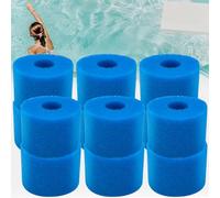 JEFFEL Éponge Filtrante Type S1, Cartouche Filtrante RéUtilisable pour Intex Type S1, Filtre en Mousse à Cartouche éponge Lavable pour piscines,Jardin Extérieur (Filtre S1-12pièces)