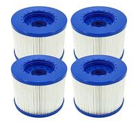 JEFFEL Filtre Spa Infinite a Visser, Cartouche Filtre à Vis pour Spa Gonflable Pas De Vis 60mm, Cartouche Filtre pour Spa, Compatible pour Cosy Spa, Clever Spa et de Plus (4 pièces)