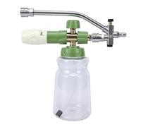 Jeffergarden à Mousse pour Nettoyeur Haute Pression, à Mousse Réglable en Acier Inoxydable de 3600 PSI avec 5 Buses et Connexion Rapide, pour Le Nettoyage Extérieur de Voiture, de Moto et