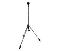 Jeffergarden Arroseur Trépied, Arroseur Rotatif en Acier Inoxydable avec Pulvérisation Réglable en Hauteur de 30 à 360 Degrés, Tête d'irrigation Fine avec Support pour l'arrosage de la Pelouse du