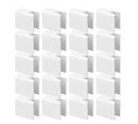 Jeffergarden Bloc d'arrêt de Fenêtre Coulissante, Empêche Une Limite d'ouverture Excessive Serrure de Fenêtre de Porte Coulissante en Plastique Sûre pour l'entretien (Type Court)