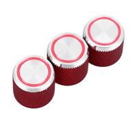 Jeffergarden Bouton de Guitare Boutons de Commande de Potentiomètre en Métal 3 Pièces Style Chapeau Haut de Forme de tonalité de Volume pour Guitare électrique et Joueurs de Basse Pièces de Rechange