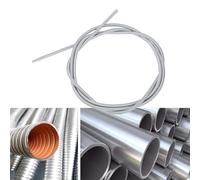 Jeffergarden Cintreuse de Tubes à Ressort Cintreuse de Tubes à Ressort de Tuyaux en Cuivre 1/2 Pouce 8,2 Pieds de Longueur Acier à trempé à L' Courbure à 180 Degrés sans Pli