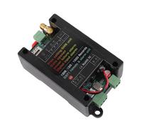 Jeffergarden Commutateur de Relais GSM 4G Télécommande GSM Ouvre-Porte 9-36 V DC Interrupteur d'alimentation à Distance Appel Contrôle SMS 1 Sortie Relais 1 Entrée DIN avec Boîtier ABS (Norme