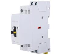Jeffergarden Contacteur Domestique 24V AC, 2P 25A Ultra Silencieux (2NO) | Réduction du bourdonnement basse fréquence, bobine électromagnétique optimisée, durabilité de 100 000 cycles, contrôle du