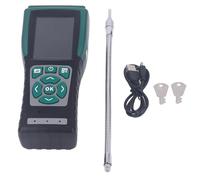 Jeffergarden Détecteur de Gaz Portable Portable, Boîtier PC, Testeur d'aspiration de Pompe avec écran Couleur TFT 3,5 Pouces, Exportation de Données USB, Charge 5 V CC pour l'inspection