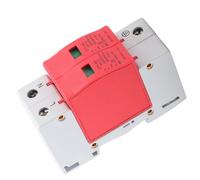 Jeffergarden Dispositif de Protection Contre Les Surtensions, Protecteur de Ligne Téléphonique avec Raccords en Cuivre Violet, Parafoudre Basse Tension, Montage sur Rail 20KA, Protection Rapide