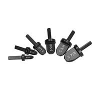 Jeffergarden Ensemble de Forets pour Outils de Sertissage, Extenseur de Tube en Acier à Roulement avec 6 Tailles 1 4 à 7 8, Outil d'expansion de Tuyau en Aluminium et Cuivre pour Installateurs de