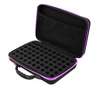 Jeffergarden Étui de Transport d'huiles Essentielles, Organisateur de Voyage à Coque Rigide en EVA pour Flacons à roulettes de 5 ML à 15 ML avec Insert en Mousse, pour Les Amateurs d'aromathérapie