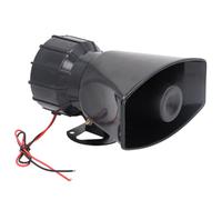 Jeffergarden Haut-Parleur Sirène 130DB 60W Klaxon D'alarme Haute Puissance pour Système de sécurité Intérieure et Extérieure AC220V