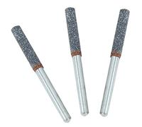 Jeffergarden Jeu de Pierres à Aiguiser pour Tronçonneuse, 3 Pièces, 5/32 Pouces, Outil Rotatif avec Matériau Métallique, Haute dureté