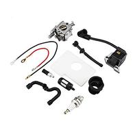 Jeffergarden Kit de Carburetor Bobine d'allumage Carb Set pour 017 018 MS170 MS180 Scie à chaîne Remplacer les Accessoires de Jardin