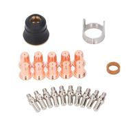 Jeffergarden Kit de Consommables pour Découpeur Plasma, Ensemble de 23 Pièces, en Laiton