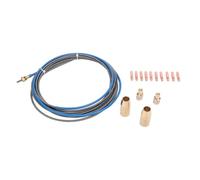 Jeffergarden Kit de Doublure de Diffuseur de Buse de Pistolet de Soudage MIG 0,030 Pouces-0,035 Pouces 15 Pieds avec 2 Buses de Gaz 169-715 10 Pointes 000-068 2 Diffuseurs de Gaz 169-716