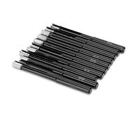 Jeffergarden Lot de 10 Forets Diamantés pour Scie Cloche Diamantée de 6 Mm pour Carrelage en Céramique, Verre, Granit et Marbre, Tige Droite de 43 Mm de Profondeur pour Perceuse à Main, Perceuse