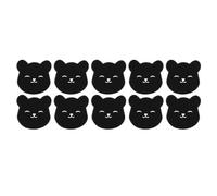 Jeffergarden Lot de 2 Collecteurs de Poils d'animaux Réutilisables pour Machine à Laver et Sèche-Linge en Forme d'ours pour Literie, Vêtements, Couvertures (10 PCS)