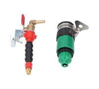 Jeffergarden Machine de DéCoupe Dépoussiéreur Pulvérisateur D'eau Système de Brumisation Meuleuse D'angle Buse de Coupe avec Tuyau de 5 M Support en Acier Inoxydable pour le Nettoyage de la