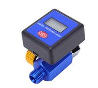 Jeffergarden Manomètre Numérique à Air, Régulateur 0-200 PSI 1/4 NPT | Bouton de commande réglable, affichage de lecture multi-unités, boîtier ABS compact, gonfleur de pneu avec pistolet