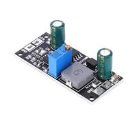 Jeffergarden Module de Contrôleur de Panneau Solaire MPPT, Module de Chargeur de Batterie au Lithium 1 A avec Sortie Réglable de 1,2 V à 21 V, Entrée de 12 à 28 , état LED pour Lampes de Camping,
